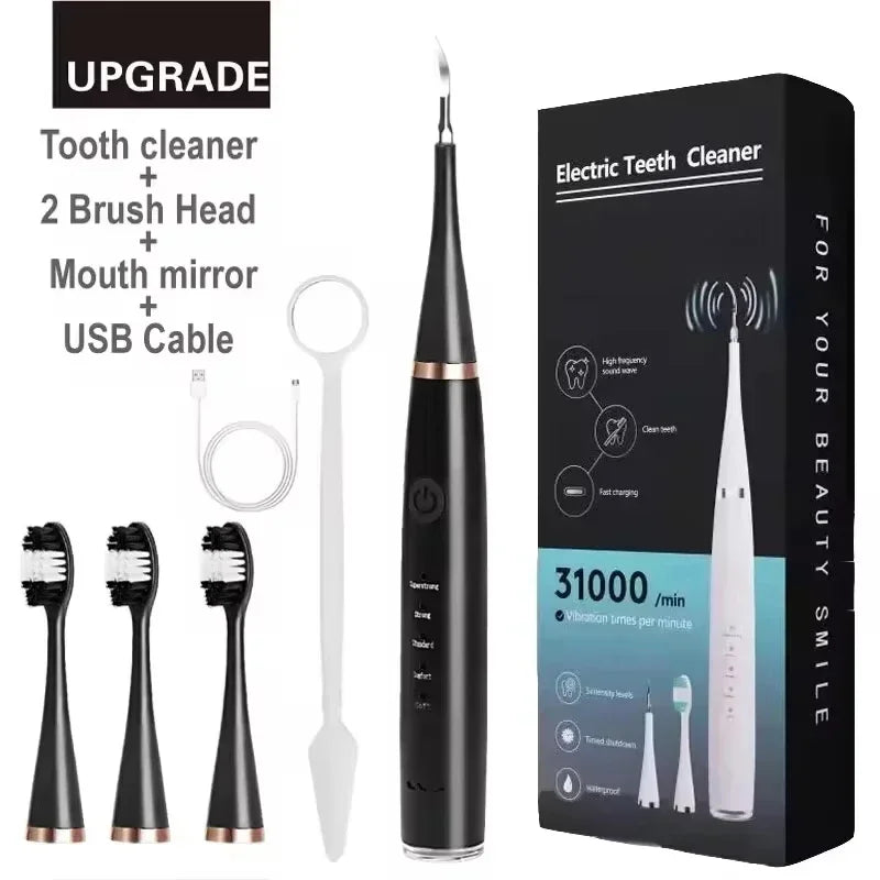 2025 Electric Toothbrush with Sound Wave Cleaning Multifunctional 3-in-1 Teeth Scaling Whitening Care USB Charging Oral Cleaning