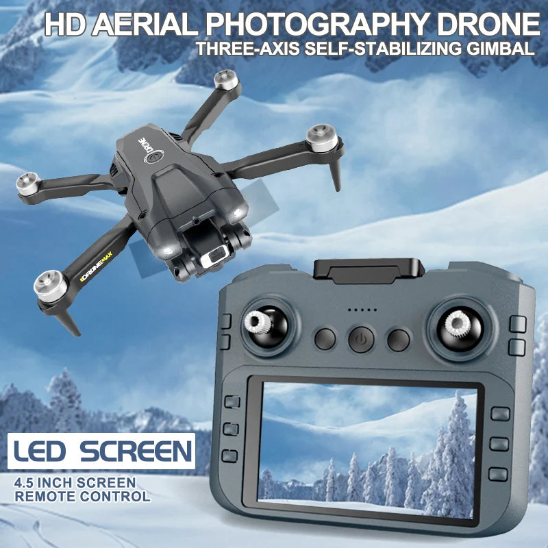 2024newlarge screen control D15//D600 professional drone 8K high-definition obstacle avoidance wide-angle helicopter WIFI FPV