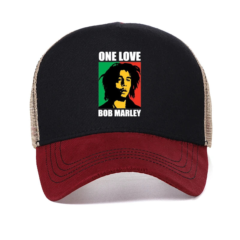 Jamaica Reggae Gorro Rasta Style Cappello hip-hop Baseball Cap Men's Fashion Summer cool Mesh breathable Snapback hats gorras