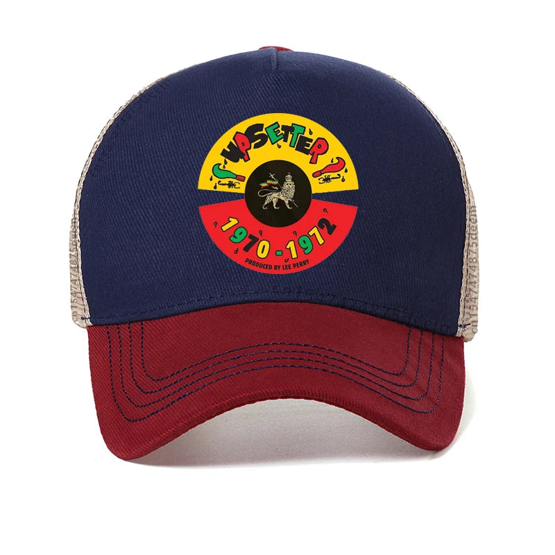 Jamaica Reggae Gorro Rasta Style Cappello hip-hop Baseball Cap Men's Fashion Summer cool Mesh breathable Snapback hats gorras