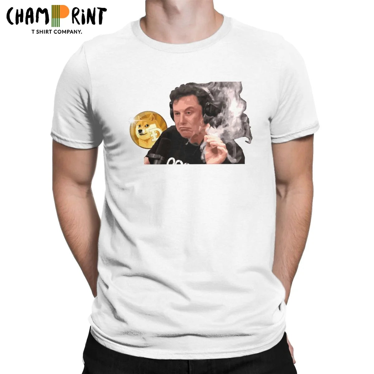 My Financial Advisor Elon Musk Dogecoin T-Shirt Men Wallstreetbets GME WSB T Shirt Stonks Trader Bitcoin Tees Birthday Gift