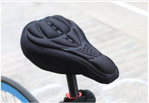 3D Comfortable Soft Silicone Bicycle Seat Cover Gel Pad Breathable Thickened Foam Bicycle Seat MTB Cycling Accessories