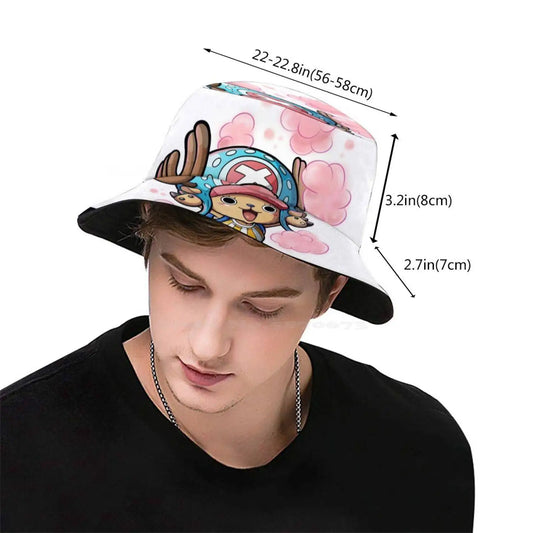 Chopper Sun Cap Fisherman Hat Bucket Hats Anime Manga Tonytonychopper Mugiwara Nakama Strawhat Cappello Di Paglia Luffy Zoro