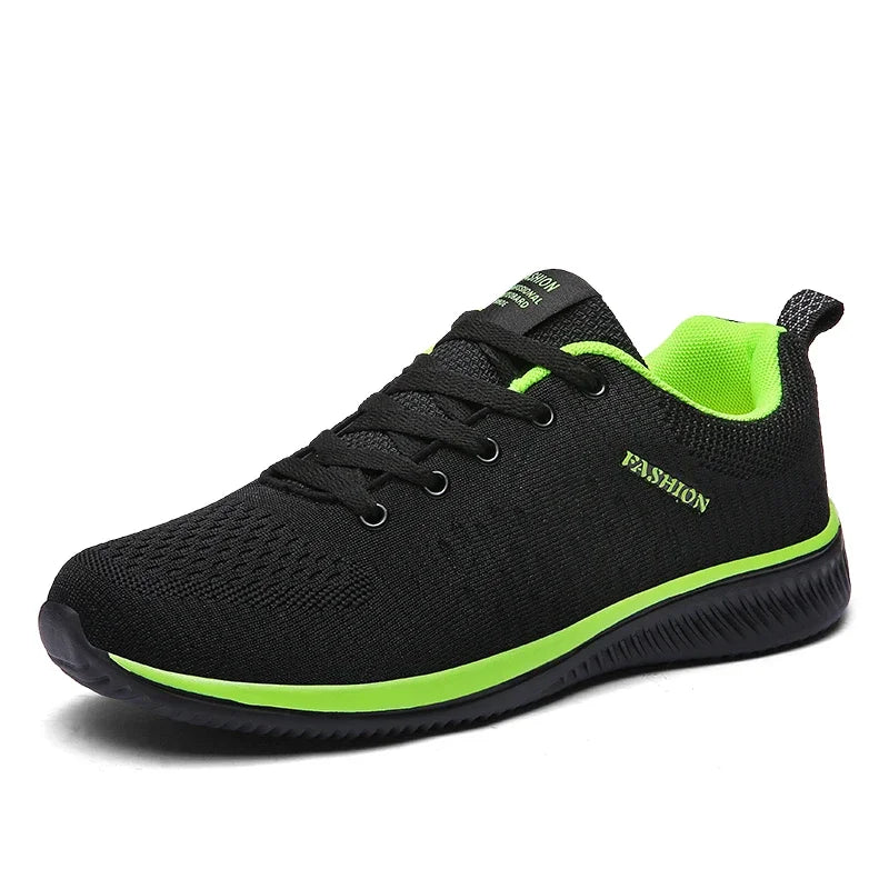 YRZL Sports Shoes for Men Shoes Sneakers Black Shoes Casual Men Knit Sneakers Breathable Athletic Running Walking Gym Shoes