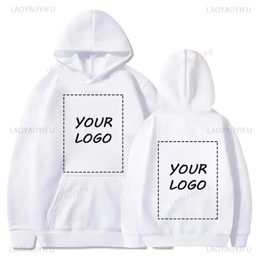 2025 Student Casual Customized Printed Text DIY Hoodie Custom Logo Personalized Hoody Custom Hoodies Text Logo Sweatshirt Tops