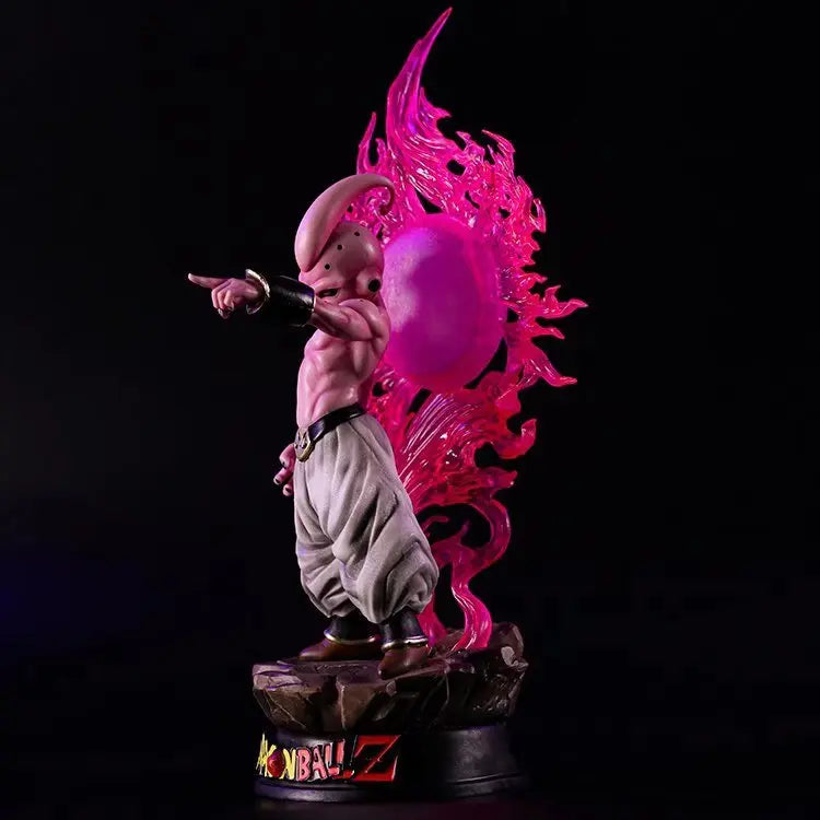 Dragon Ball Buu Anime Figure Majin Buu Boo Pvc Action Figures Led Light Collectible Model Doll Majinboo Figurine Toys Boy Gift