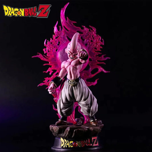 Dragon Ball Buu Anime Figure Majin Buu Boo Pvc Action Figures Led Light Collectible Model Doll Majinboo Figurine Toys Boy Gift