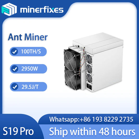 Antminer S19k pro 120Th 2760W Asic Miner Bitmain Crypto BTC Bitcoin Miner Mining