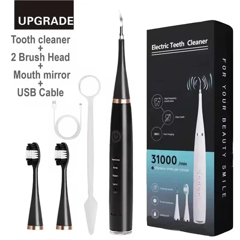 2025 Electric Toothbrush with Sound Wave Cleaning Multifunctional 3-in-1 Teeth Scaling Whitening Care USB Charging Oral Cleaning