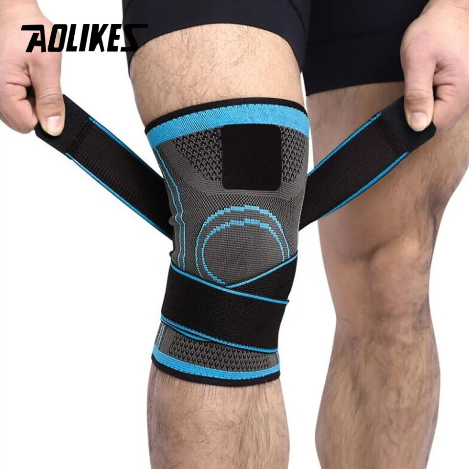 AOLIKES 1PCS Knee Brace Knee Sleeve Support For Men And Women Knee Pads For Running, Hiking Meniscus Tear Arthritis Joint