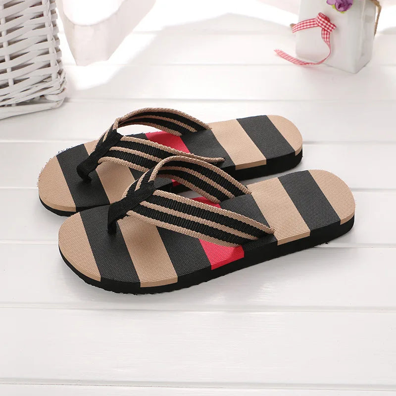 Summer Men's Flip-Flops Minimalist Beach Sandals Large Size Cross-Border New Arrival Couples Toe Thong Sandals