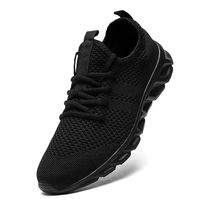 Men Casual Sport Shoes Light Sneakers White Outdoor Breathable Mesh Black Running Shoes Athletic Jogging Tennis Shoes